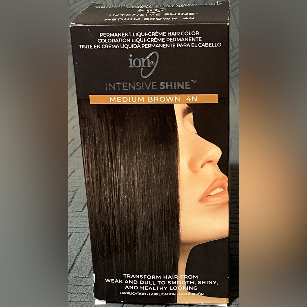 ION Intensive Shine Permanent Liqui-Creme Hair Color Kit: Medium Brown 4N